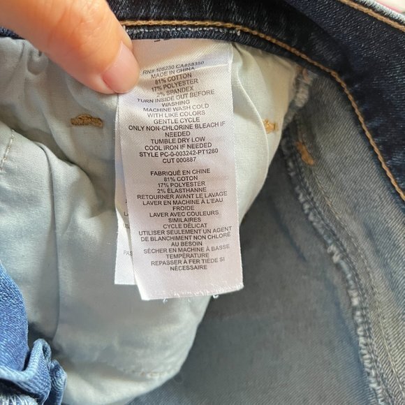 Current/Elliott The Stiletto in 1 Year Worn Stretch Indigo Womens Size 26 Jeans - Picture 8 of 8